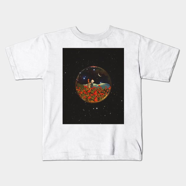 Love Bubble Kids T-Shirt by CollageSoul